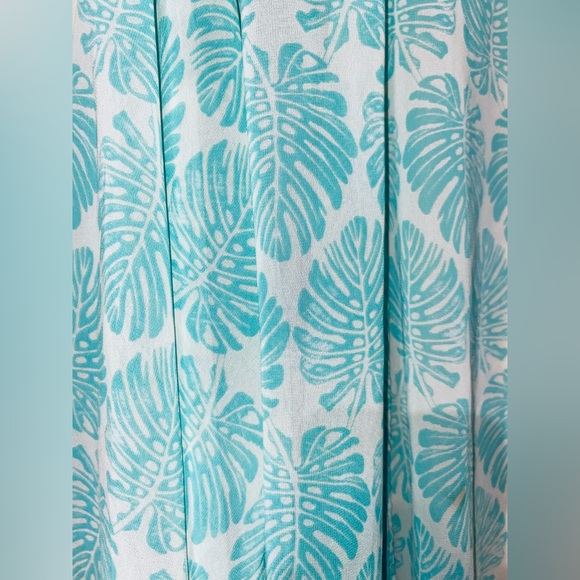 Tropical leaf sheer kimono‎ - Picture 3 of 4